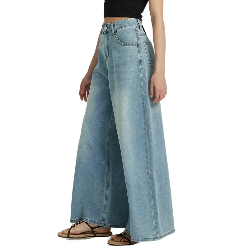 Women's Holiday Street Classic Style Streetwear Solid Color Full Length Jeans