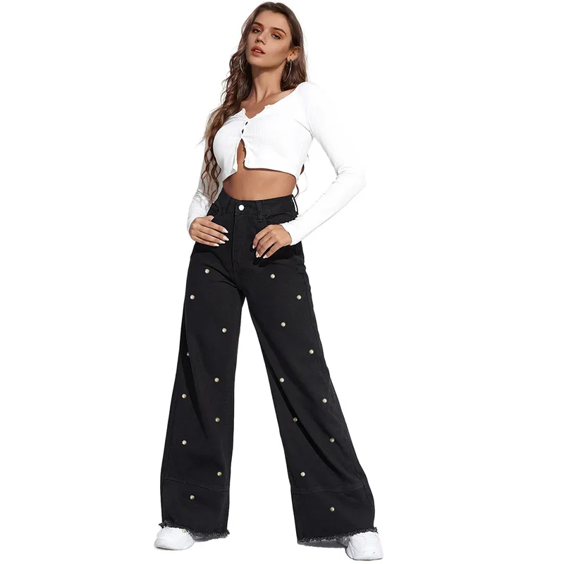 Women's Daily Streetwear Solid Color Full Length Jeans
