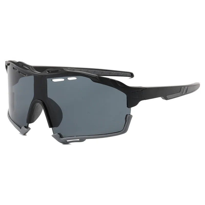 Classic Style Sport Style Solid Color PC Biker Full Frame Glasses