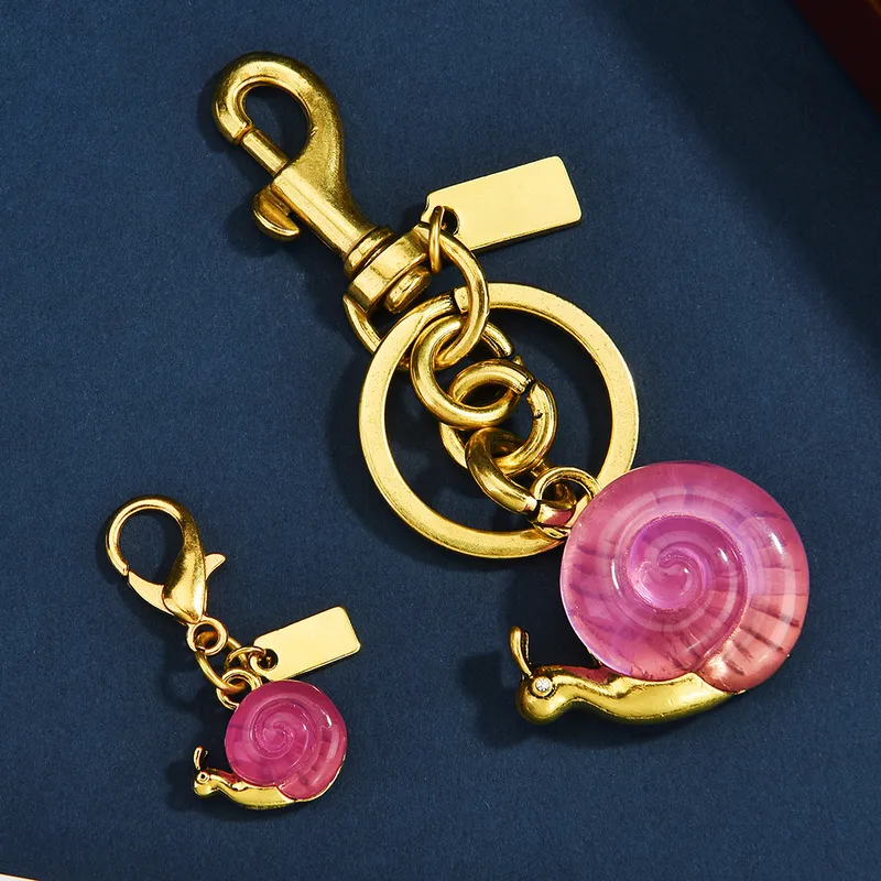 1 Piece Cute Classic Style Snails Alloy Plating Bag Pendant Keychain