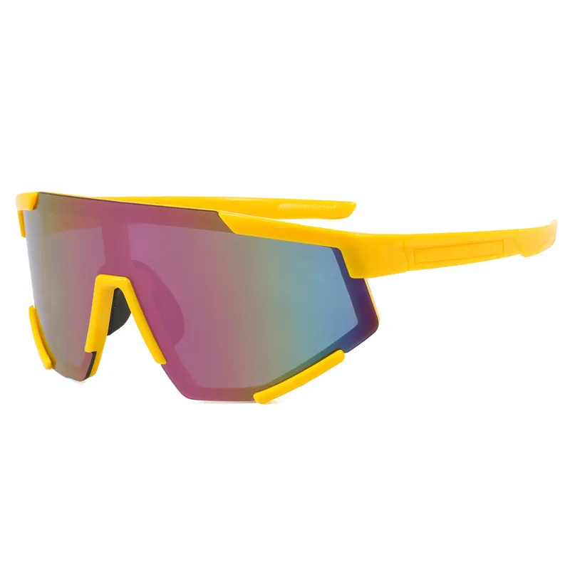 Lady Simple Style Gradient Color PC Special-Shaped Mirror Full Frame Glasses