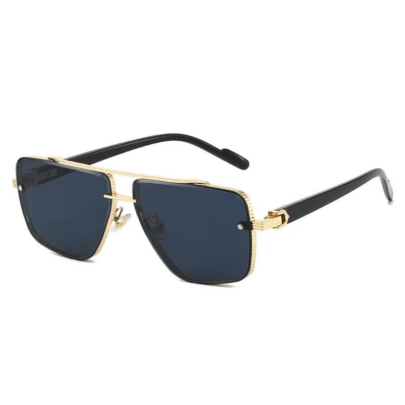 Elegant Basic Lady Solid Color PC UV400 Protection Square Frameless Glasses