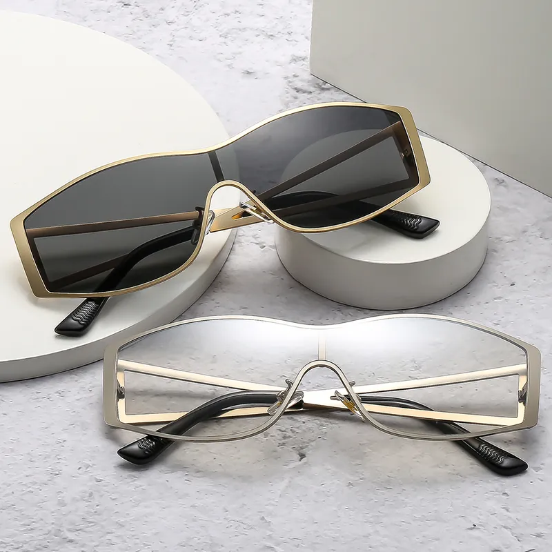 Casual Geometric Pc Special-Shaped Mirror Full Frame Glasses