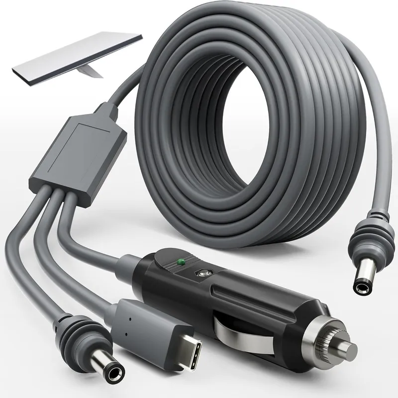 Suitable For 3 In 1 Starlink Car Charger/DC To DC Cable, Mini Power Cord,