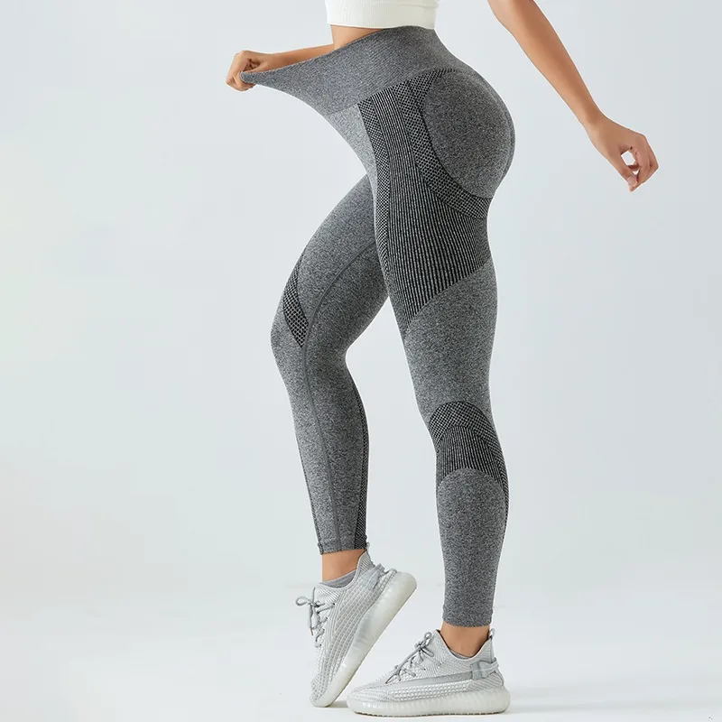 Classic Style Sport Style Color Block Nylon Spandex Polyester Active Bottoms Yoga Pants Sweatpants