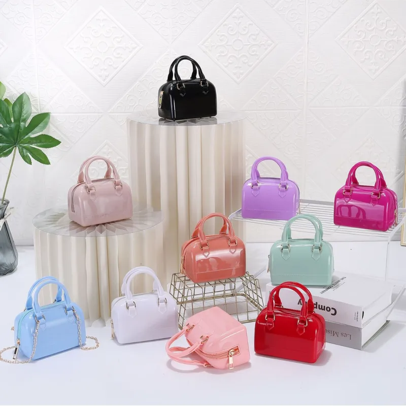 Summer New Jelly Bag Pillow Bag Mini Bag Handbag Trendy Explosion Shoulder Crossbody Women's Bag Foreign Trade