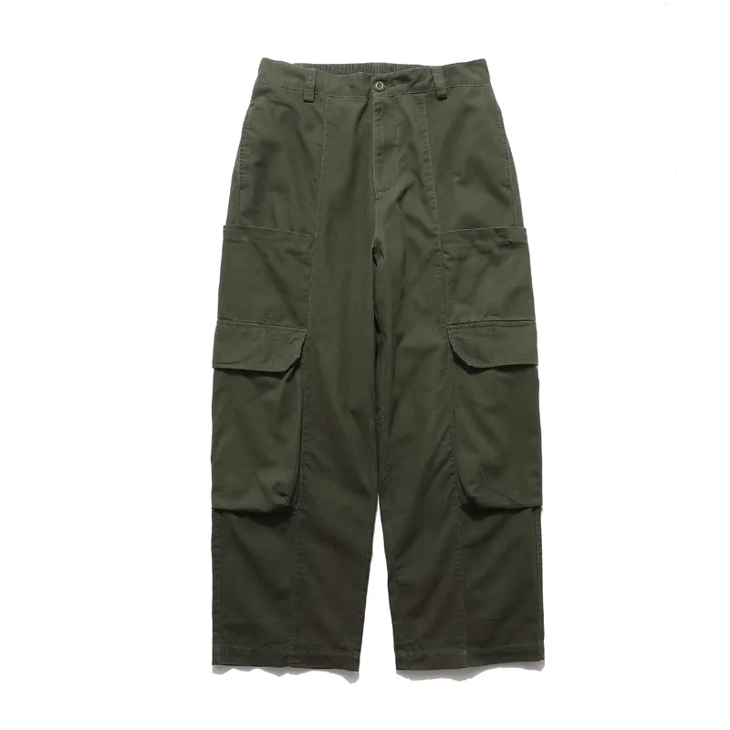 Jiayi Library Men's  New Arrival Ami Kaji New Vintage Workwear Casual Pants Loose Straight Wide Leg Pants