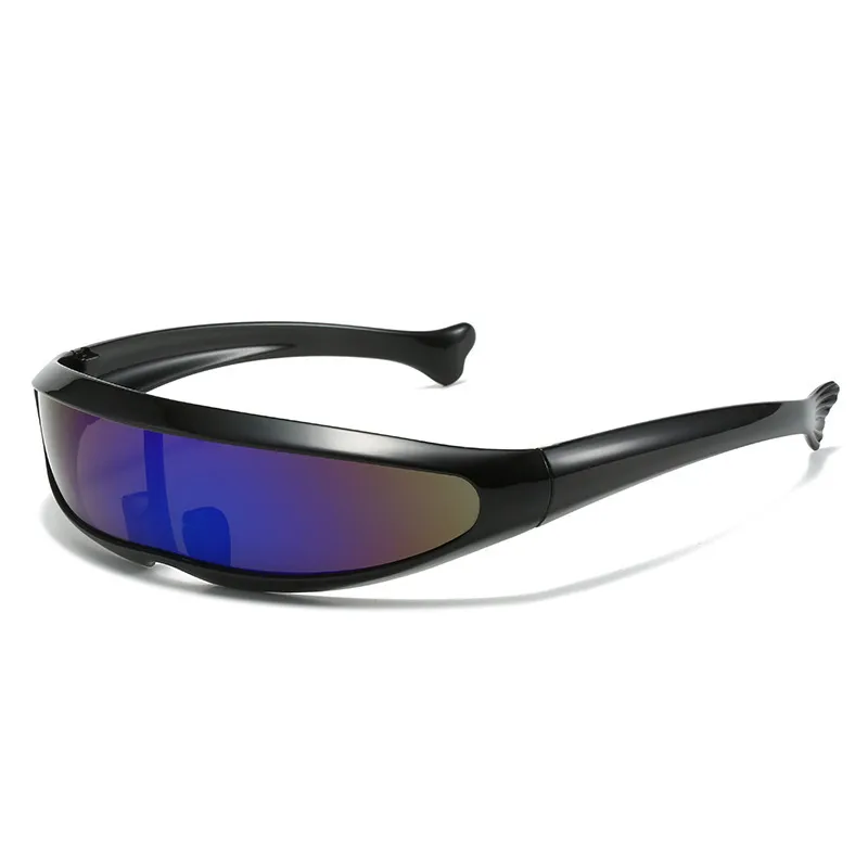 New Dolphin Sunglasses X-Men Fish-shaped Glasses Space Robot Men's Outdoor Sports Riding Sunglasses