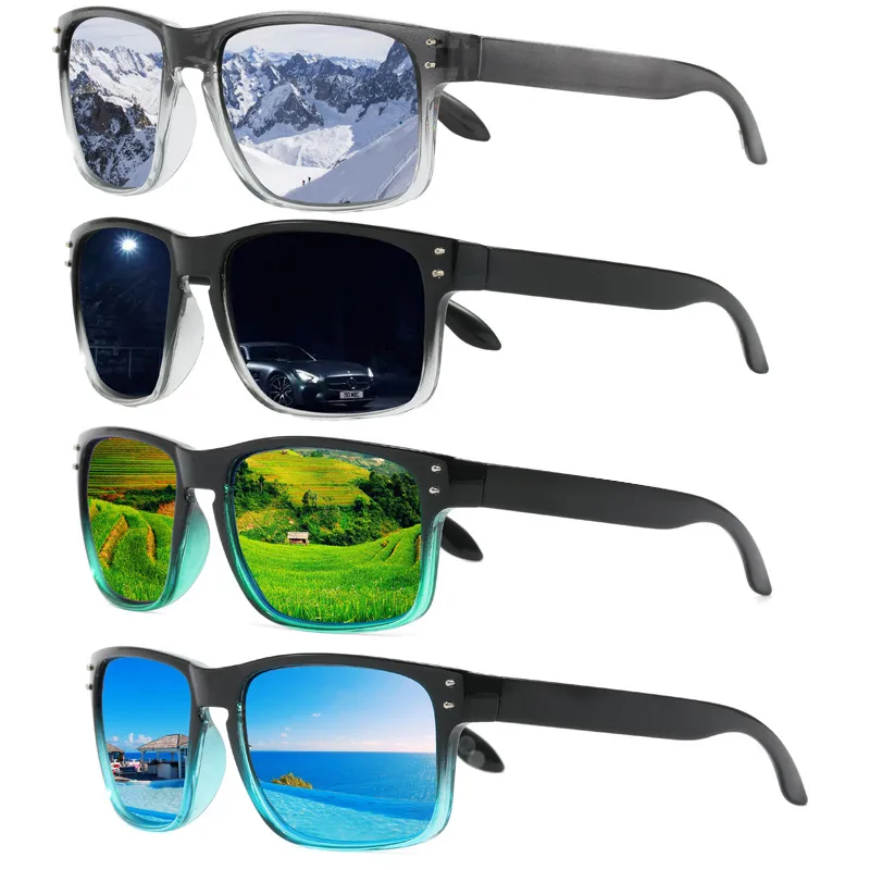 Explosions Outdoor Fishing Riding Glasses Colorful Colorful Polarized Sunglasses  Men's Sunglasses