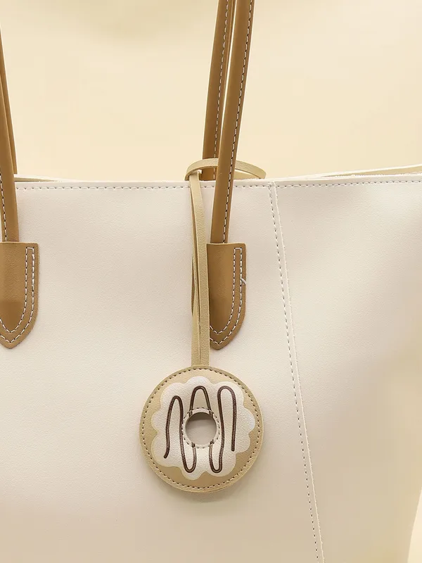 1 Piece All Seasons Pu Leather Donuts Bag Pendant