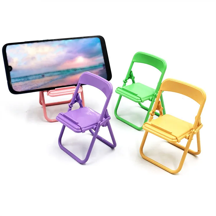 Desktop Chair Mobile Phone Bracket Universal Ins Macaron Color Bracket Chair Bracket Desktop Decorative Ornaments