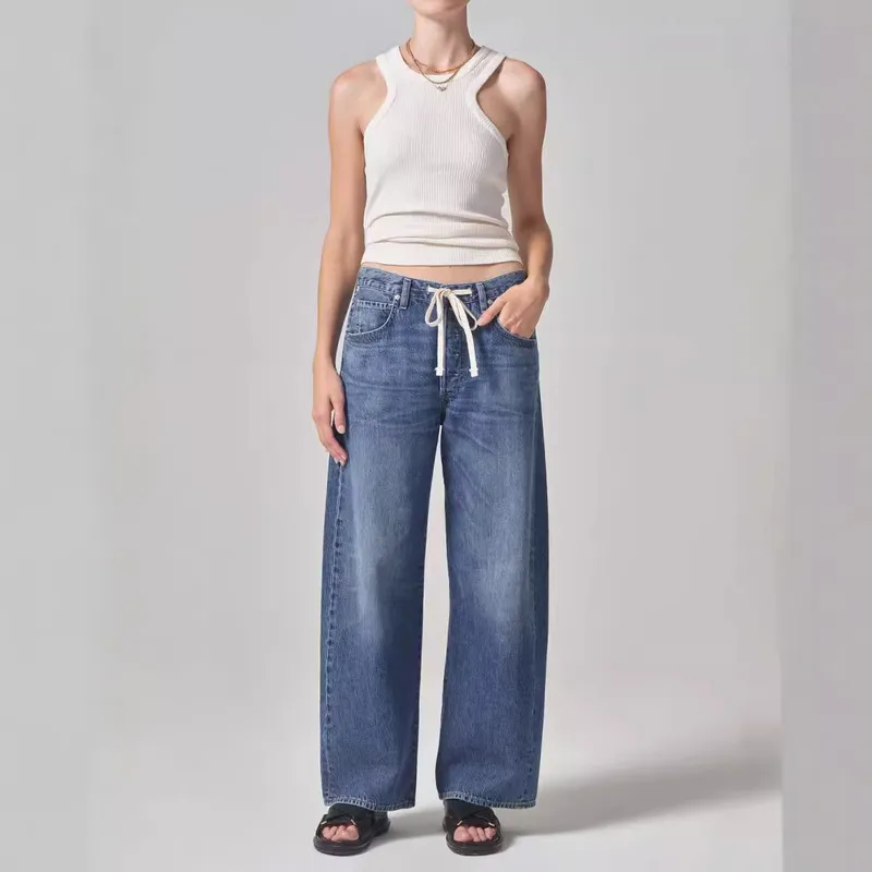 Women's Holiday Daily Simple Style Classic Style Solid Color Full Length Jeans