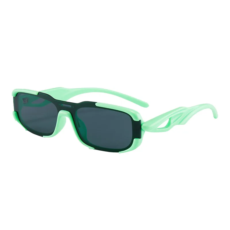 Hip-Hop Street Geometric Ac UV400 Protection Square Full Frame Glasses