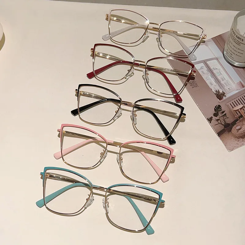 Elegant Simple Style Geometric PC Butterfly Frame Full Frame Glasses