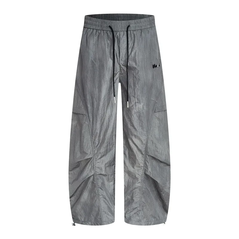 Jiayiku Trendy Brand  New American Style Retro Paratrooper Scimitar Casual Pants Men's And Women's Loose Pants With Wide Legs
