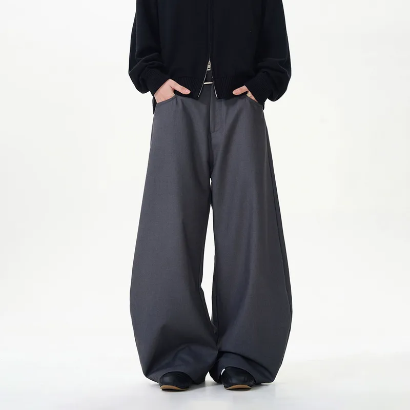 Jiayiku Men's  American Retro Machete Pants Men's And Women's Cleanfit Loose Casual Pants