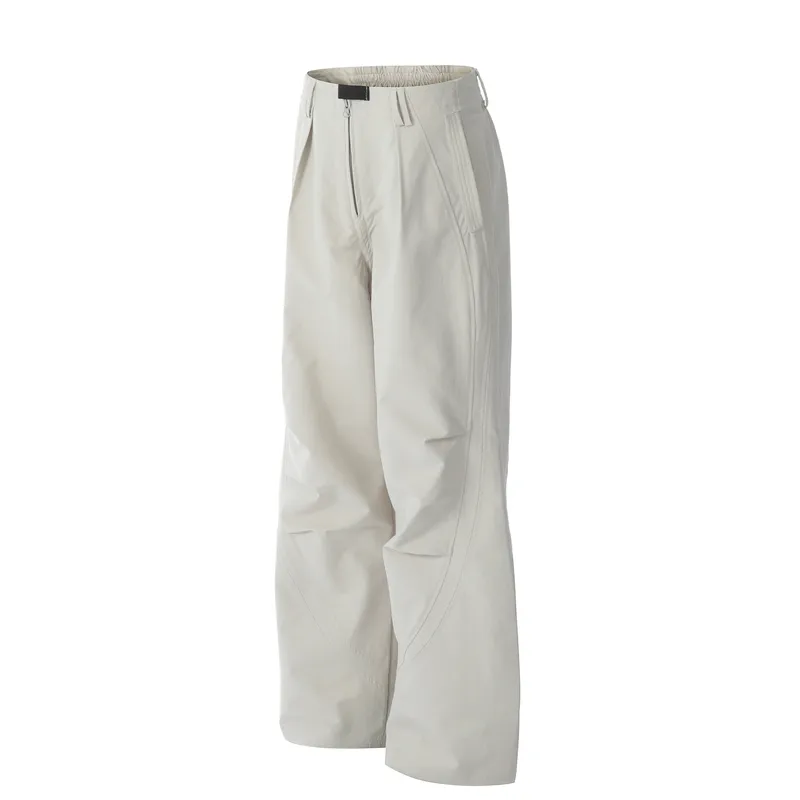 Jiayiku Trendy Brand  New American Style Retro Paratrooper Scimitar Casual Pants Men's And Women's Loose Pants With Wide Legs
