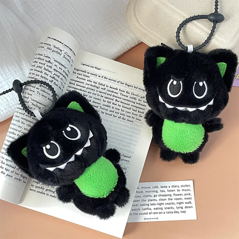Ugly Adorable Black Cat Plush Pendant School Activity Prizes Small Gifts Children Reward Gift Bags Hanging Ornaments Wholesale