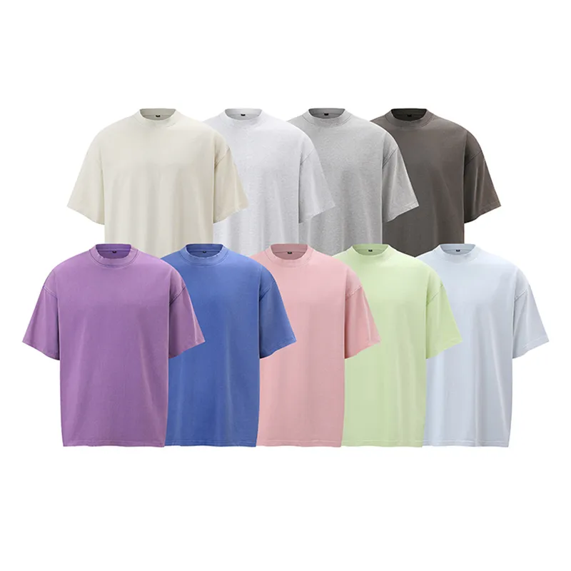 Jiayiku Men's Summer Short-Sleeved Men's American Street Hip-Hop Trendy Brand Washed Tee Bottoming Shirt Loose T-Shirt Short-Sleeved
