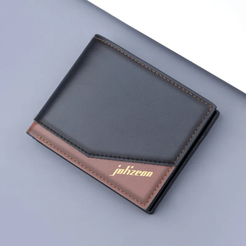 Men's Short Wallet Card Holder One Wallet Men's Wallet Multi-card Horizontal Business Men's Wallet