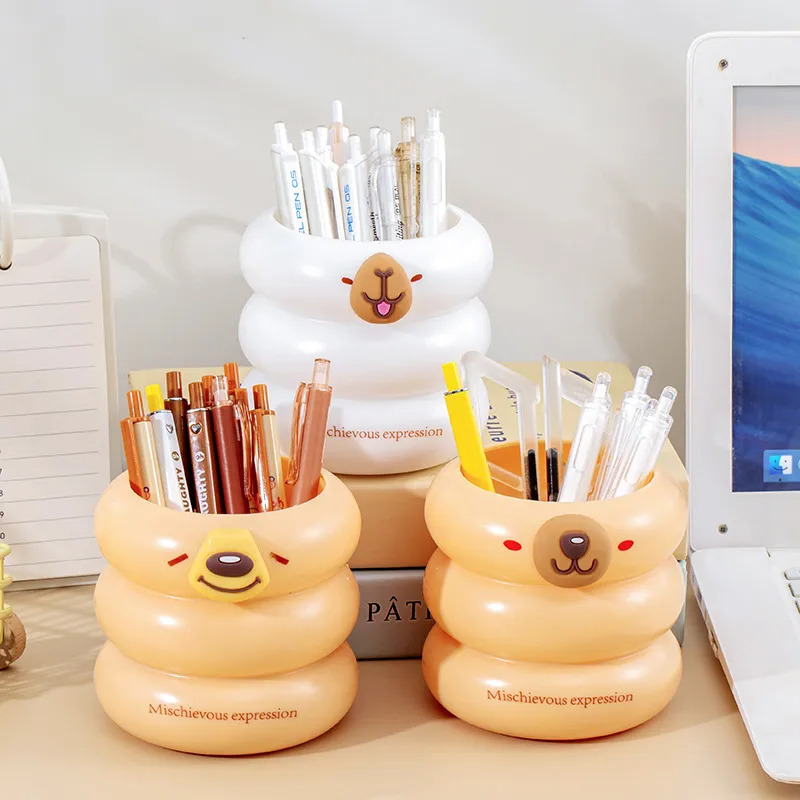 Creative Capibara Capybara Cute Pen Holder Student Stationery Storage Children's Day Christmas Prize Gift