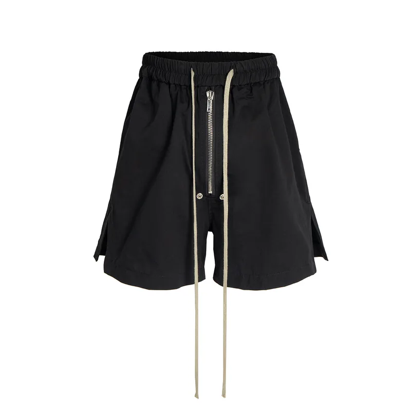 Jiayiku Men's  Summer  High Street Fashion Brand Side Split Boxing Sports Shorts Loose Five-point Pants For Men