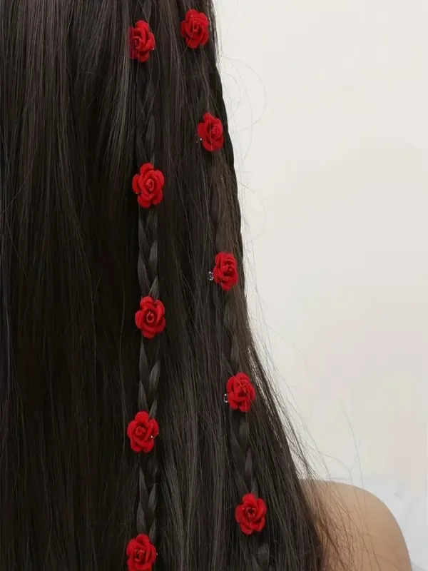 Women's Cute Simple Style Holiday Wedding Party Curls Straight Hair Dreadlocks Hair Rings