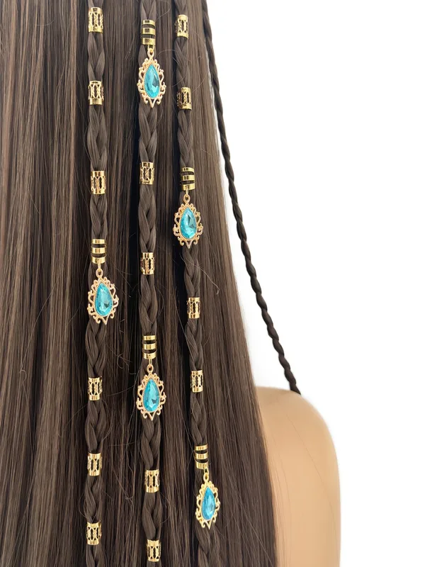 Bohemian Hair Accessories 29pcs Braided Hot Girl Style Hair Rings Elegant Cute Hair Accessories For Women Party Street Style