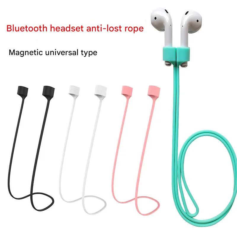 Airpods3 Pro2 Bluetooth Headset Silicone Magnetic Anti-Lost Lanyard Universal Type Shooting Technique