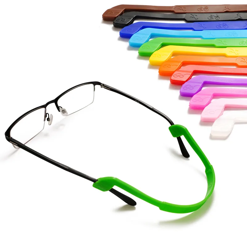 Silicone Sports Anti-Slip Eyeglass Strap Running Ball Game Prevent Loss Eyewear Ties Silicone Material Popular Style