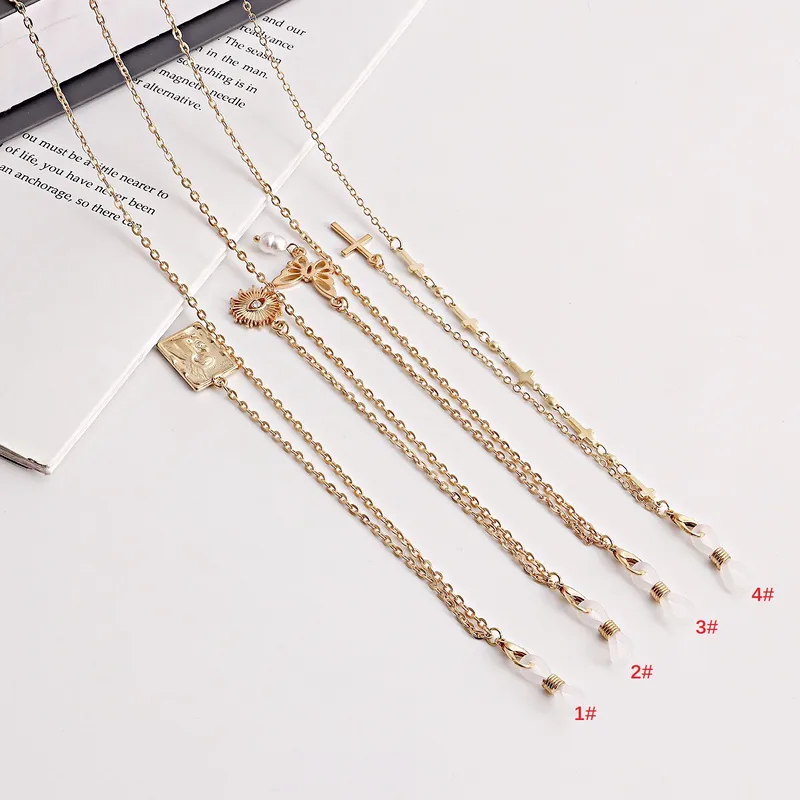Acrylic Glasses Chain Mask Chain High-End Sensation Alloy Material Mask Accessory Ins Style Face Chain