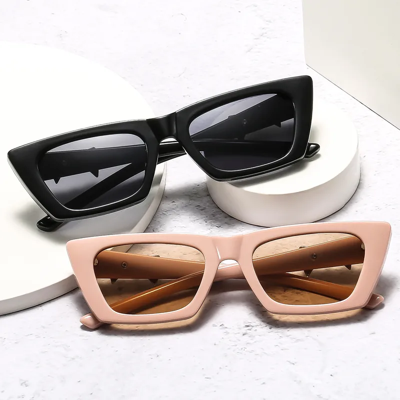 Fashionable New Style Square Sunglasses Unisex Casual Elegant Sun Protection Eyewear Butterfly Bow Trendy All Match