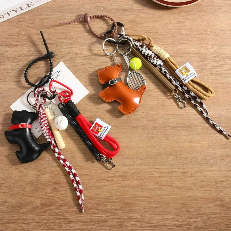 Fashion Trend  Style Cartoon Dog Baseball Bag Charm Accessories Suitable For Girls Fashion Trend Miu Series Handbag Decorative Chain