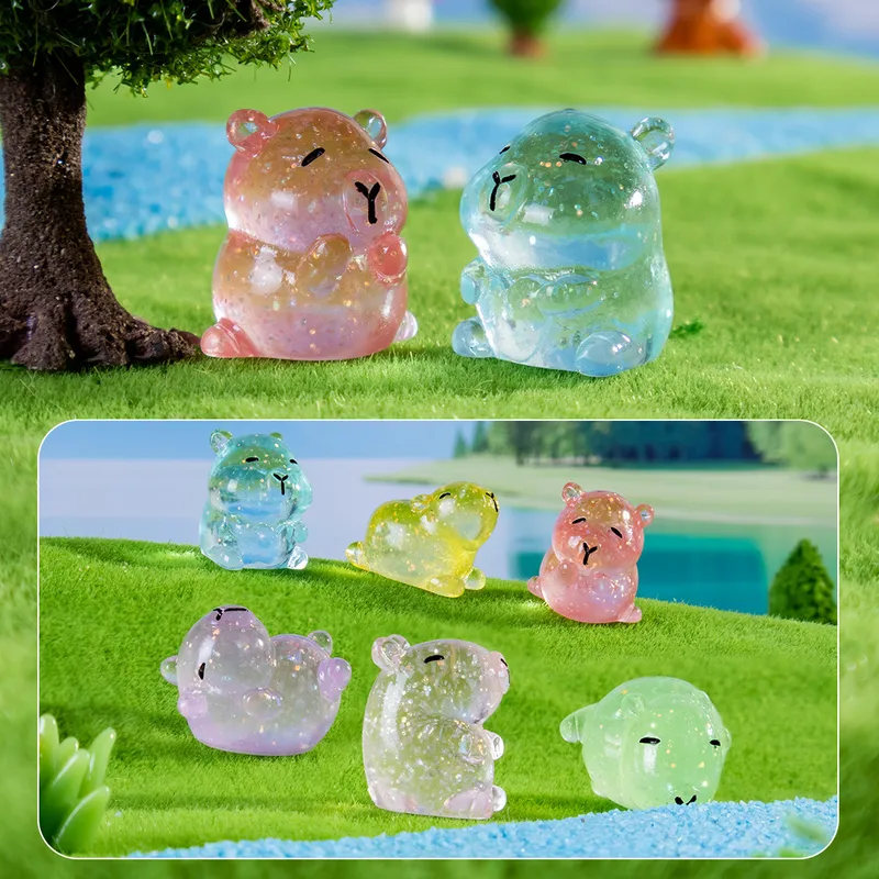 Creative Miniature Landscape DIY Cork Bark Resin Gardening Accessories Small Shiny Details Decorative Desktop Ornaments