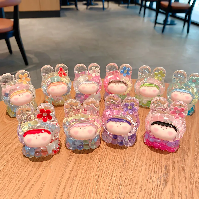 Creative Li Si Lilisi Macaron Super Cute Cartoon Modeling Quicksand Oil-Filled Decoration Blind Bag Wholesale
